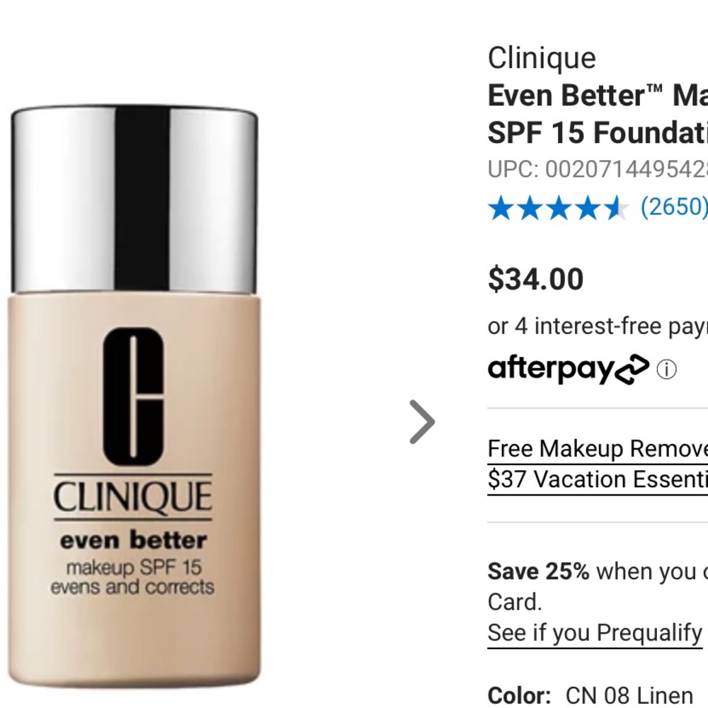Amazing makeup by Clinique